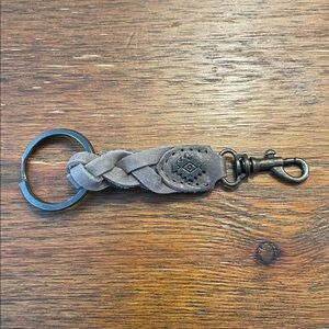 Nena & Co. | Braided Leather Keychain & Clip | NWT | Landslide